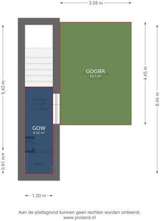 Floorplan - Tolweg 12RD, 2042 EL Zandvoort